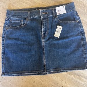 NWT Express straight Mini High Rise Skirt